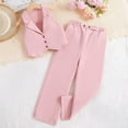 thumbnail image 2 of Jalioing Girls Clothes Set 2 Piece Sleeveless Button Down Suit Vest and Long Pants Set Kids Casual Outfits, 2 of 3