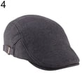 thumbnail image 3 of SPRING PARK Men Women Unisex Duckbill Fashion Classic Beret Cabbie Cowboy Flat Hat Casual Golf Driving Cap, 3 of 6