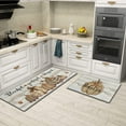 thumbnail image 5 of Fall Kitchen Rugs Fall Entrance Door Mat Pumpkin Non Slip Kitchen Rug Anti Fatigue Mats for Kitchen Floor Waterproof Washable Rug Runner for Kitchen Laundry17x30+17x47inch, 5 of 6