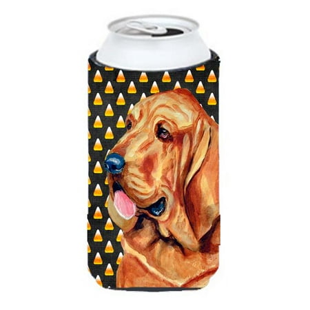 

Bloodhound Candy Corn Halloween Portrait Tall Boy bottle sleeve Hugger - 22 To 24 oz.