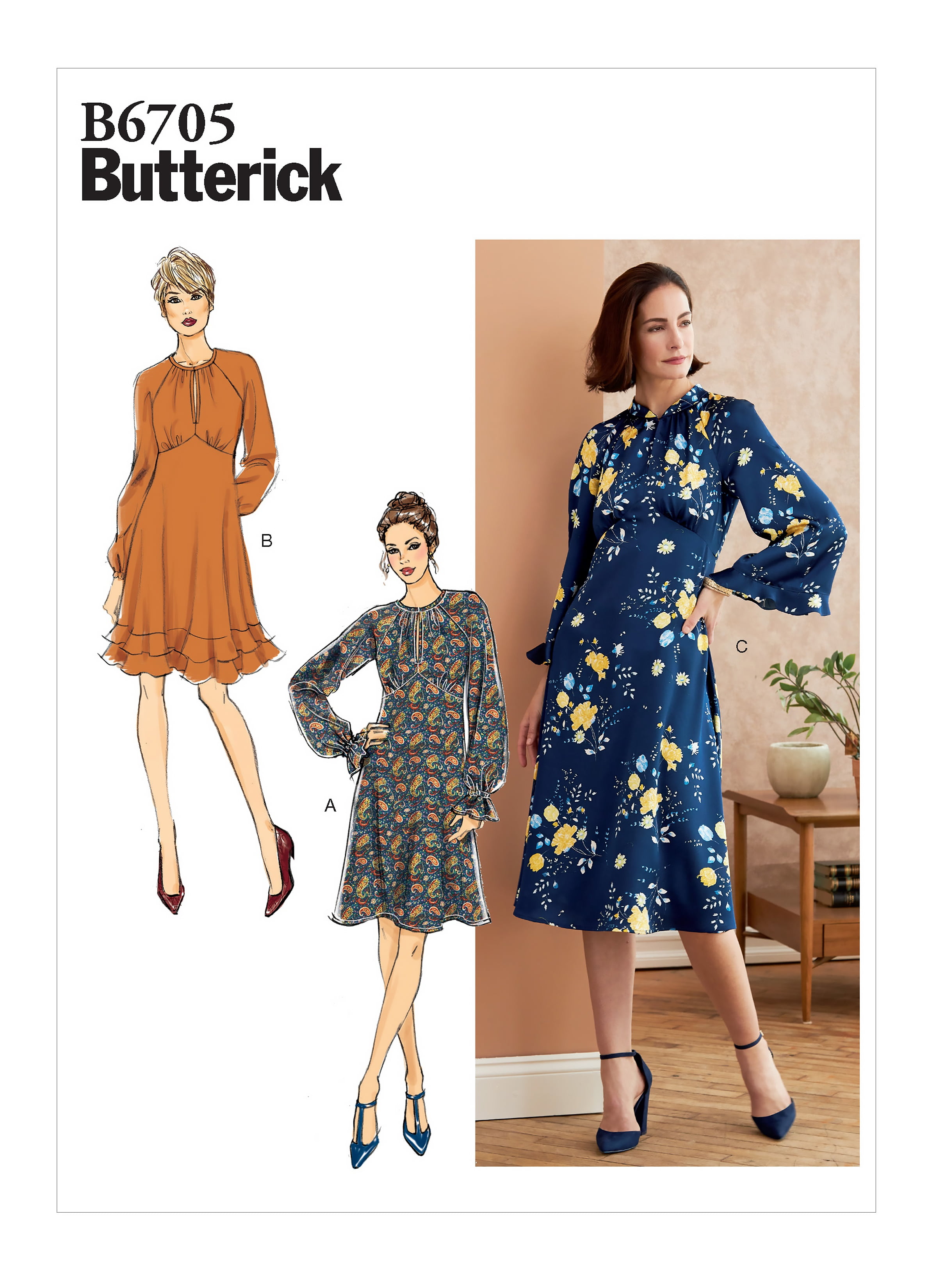 Butterick Pattern Misses' Dress Sizes 1416182022