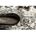 thumbnail image 6 of LBaiet 5' x 7' Black and Beige Traditional Power Loomed Rectangular Area Throw Rug, 6 of 7