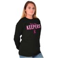 thumbnail image 5 of Breast Cancer These Are Keepers Women's Long Sleeve T Shirt Brisco Brands L, 5 of 6