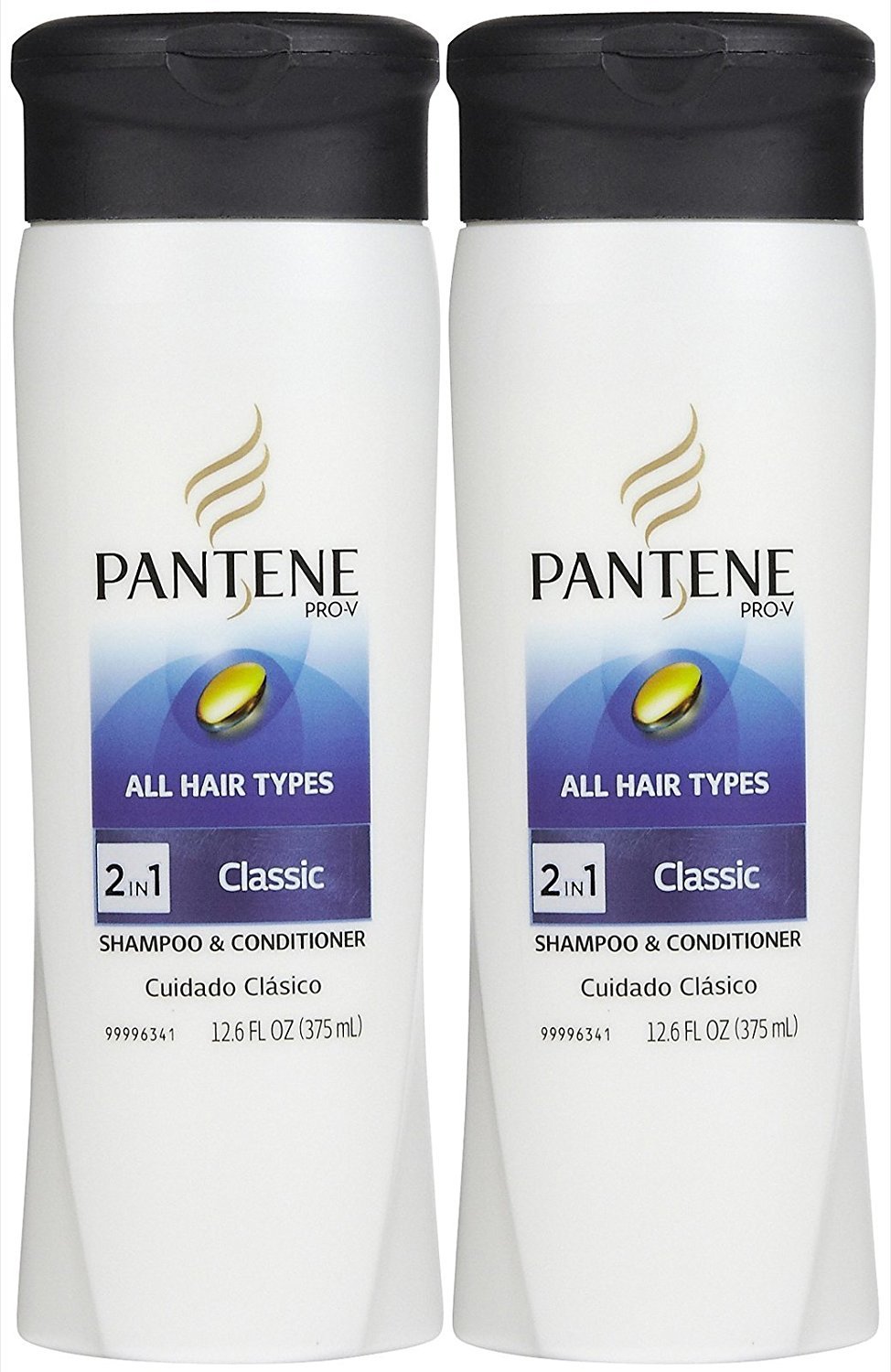Pantene ProV Classic 2in1 Shampoo + Conditioner 12.6 oz 2 pk