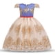 thumbnail image 3 of Vestido distintivo Vestido sin espalda Lazo Falda infantil Vestido de malla Vestido de niña, 3 of 6