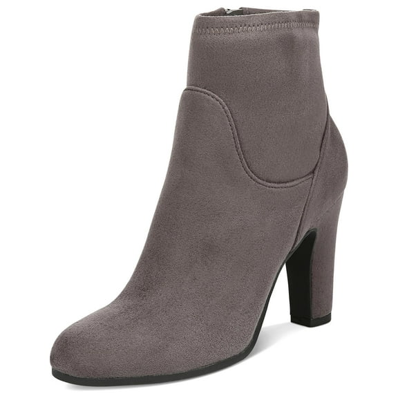 Sam Edelman Womens Sia Faux Suede Booties Dress Boots Gray 11 Medium (B,M)