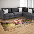 thumbnail image 3 of Be My Valentine's Rhodesian Ridgeback Truck Full of Love Flower Balloon Indoor Rug Ridgebacks Dog Lover Gifts Carpet Living Bed Room Sofa Home Decor - 02029, 3 of 5