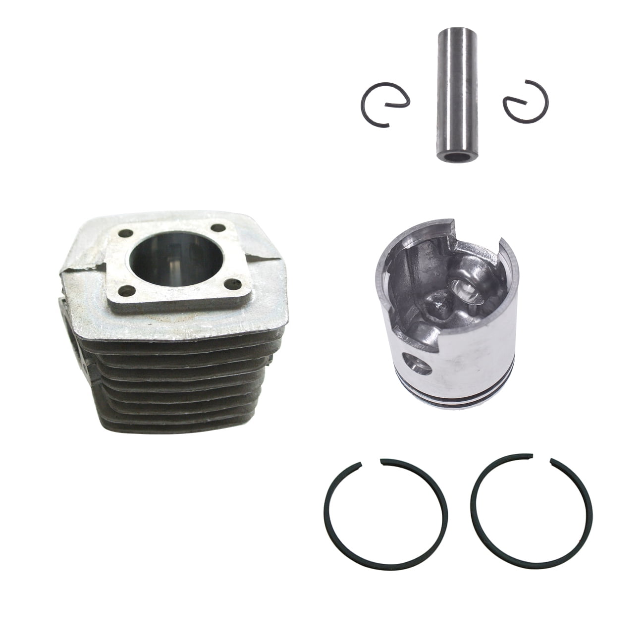 Cylinder Head Piston Kit For Regular 49cc 50cc Motorized Bike High Quality New