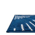 thumbnail image 6 of Unique Loom Kai Collection Area Rug - Warrior (2' x 3' Rectangle Navy Blue/Ivory), 6 of 7