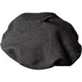 thumbnail image 6 of Byfri French Style Linen Beret Hat Lightweight Artist Cap for Daily Wear Black 54-58cm, 6 of 7