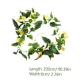 thumbnail image 2 of LOLIPPYY Yellow Silk Flower Garland Set for Elegant, Romantic Home Decor and Stylish Interior Design, 2 of 8
