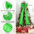 thumbnail image 6 of Elegant Christmas Tree Topper Bow Large Satin Decoration for Holiday Party Wedding Home Car Wreath Supplies, 6 of 7