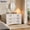 6 Drawer-White, variant on Asofer 6-Drawer White Dresser Cabinet with Metal Handle, Modern Wood Double Chest for Bedroom, Living Room