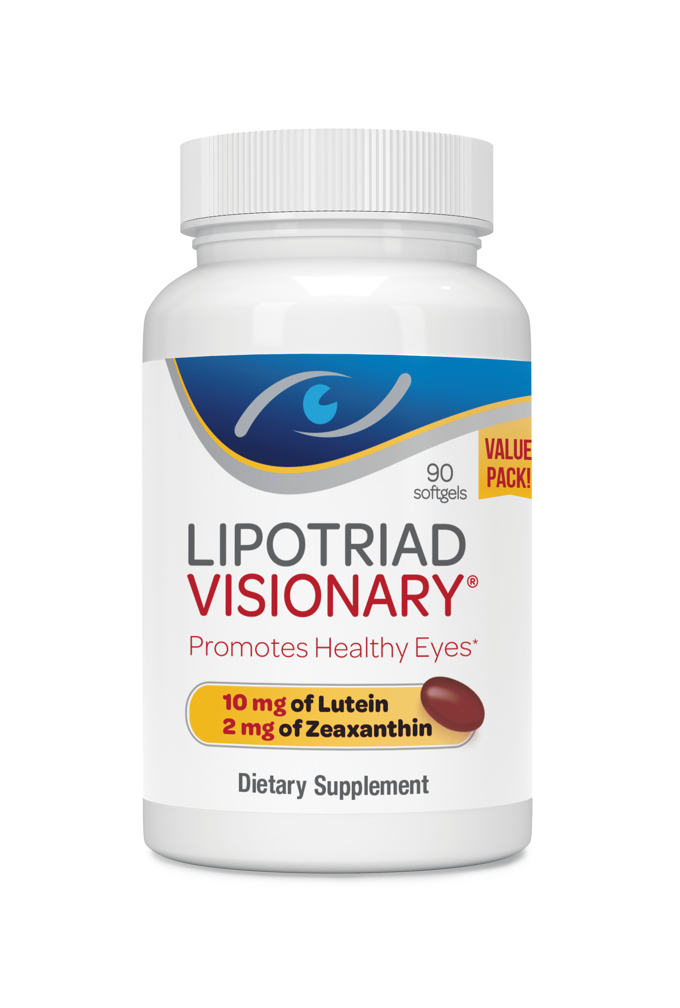 Lipotriad Visionary Eye Vitamin and Mineral Supplement with AREDS2