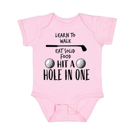 

Inktastic Golf To-Do List- Future Golfer Gift Baby Boy or Baby Girl Bodysuit