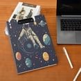 thumbnail image 5 of FORMRS A4 Clipboard Folder with Pen Holder Horizontal Foldable School Office Binder, Astronaut Space, 5 of 9
