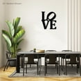 thumbnail image 3 of Classic Love Stacked Metal Wall Sign Word Art Home Accent Home Decor Decorative Accent Love Metal Wall Art Family Room Indoor Outdoor Made in USA– Available in 3 Sizes / 13 Colors, 3 of 6