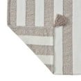thumbnail image 3 of Beautiful Porcini Taupe Chenille Striped Throw by Drew Barrymore, 50" x 60", 3 of 5