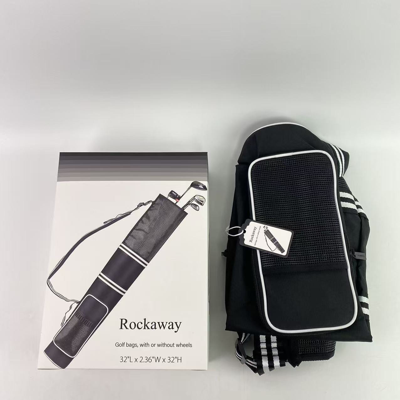 Rockaway Golf bags, Professional Golf Sunday Bag (Carry 3-9 Clubs) - 6 Carry Pockets & Adjustable Sling Strap Golf Carry Bag Ideal for Golf Course & Travel
