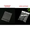 thumbnail image 2 of Bolsa de tarjeta transparente, bolsa autoadhesiva, bolsa de embalaje con agujero para colgar blanca gruesa, bolsa autoadhesiva para joyería, bolsa larga con autosellado, 2 of 6