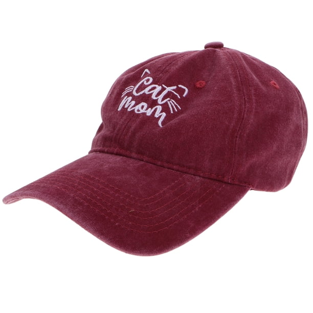 Gorra de béisbol vintage lavada y bordada para mujer, ajustable, para exteriores, ideal para deportes al aire libre y uso diario
