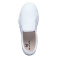 thumbnail image 5 of MaCae Unisex Canvas Slip On Fashion Shoe With Unique Sole, Skateboard Shoes, Cute Shoes, Slip On Tennis Shoes, Slip On Sneakers, Canvas Shoes - White/Surf Time, 11M/12W, 5 of 7