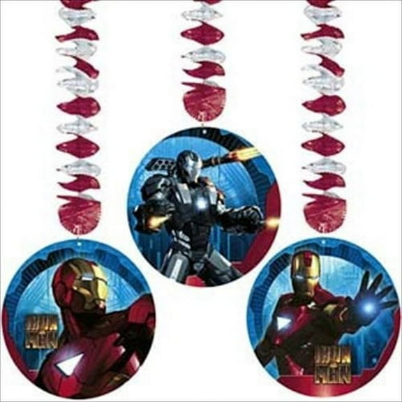 Iron Man 2 Hanging Decorations (3ct)