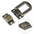 thumbnail image 4 of Uxcell Toggle Latch, 25mm Bronze Decorative Hasp Wooden Box Catch w Screws 6Pcs, 4 of 6