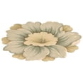 thumbnail image 3 of Floral Area Rugs Peony Flower Shape Area Rugs Non-Slip Rugs Floral Shaggy Carpet Bath Mat for Bedroom, Dorm, Luxury Room Decor, Grey, 2'x2', 3 of 7