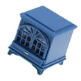 thumbnail image 3 of Bunblic 1/12 Maison de Poupée Cheminée Miniature Vintage avec LED Maison de Poupée Accessoires de Décoration Mini Cheminée pour Maison de Poupée Accessoires Bleu, 3 of 8