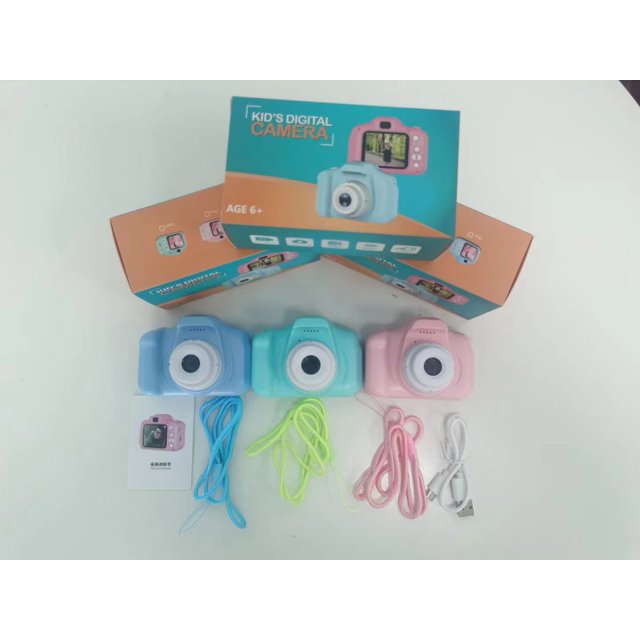 Cámara digital de alta definición para niños, cámara de dibujos animados, cámara SLR digital portátil, juguete, regalo de cumpleaños para niños