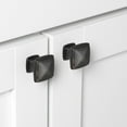 thumbnail image 3 of GlideRite 1-1/4 in. Square Cabinet Knob, Oil Rubbed Bronze, Pack of 10, 3 of 3
