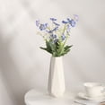 thumbnail image 4 of Jarrón de cerámica, florero de estilo minimalista para estante de mesa moderno, decoración del hogar, apto para inauguración de la casa, bodas, cumpleaños, 4 of 5