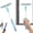Blue, variant on ZFSBZBS 3 in 1 Window Cleaning Scraper Shower Squeegee for Glass Doors Mirror with Sprayer Squiggy for Windshield Cleaner Tool Washing Spray Home Floor Scraper,Blue,14.8x8.46in