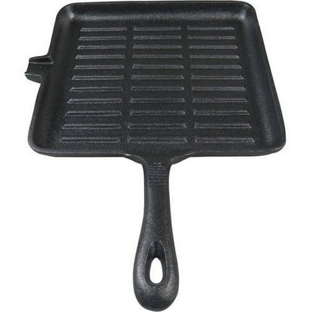 Griddle Handle - Ozark Trail Square Cast Iron Griddle with Handle, Pre-Seasoned