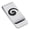 Silver, variant on Stainless Steel Koru (Spiral) Maori Symbol Classic Slim Money Clip Credit Card Holder
