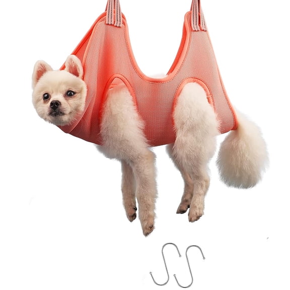 Dog Grooming Hammock for Small Dogs and Cats, Pet Claw Hairdresser, Hanging Harness for Nail Trimming, Claw Trimmer, Pet Grooming
