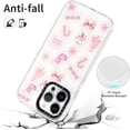 thumbnail image 5 of 2 Packs Christmas Transparent Print Phone Case for iPhone 13 Pro Max 6.7", Aesthetics Pattern Design Soft Silicone Xmas Cases, Shockproof Bumper Protector Camera Girls Cover, Candy Cane A, 5 of 5