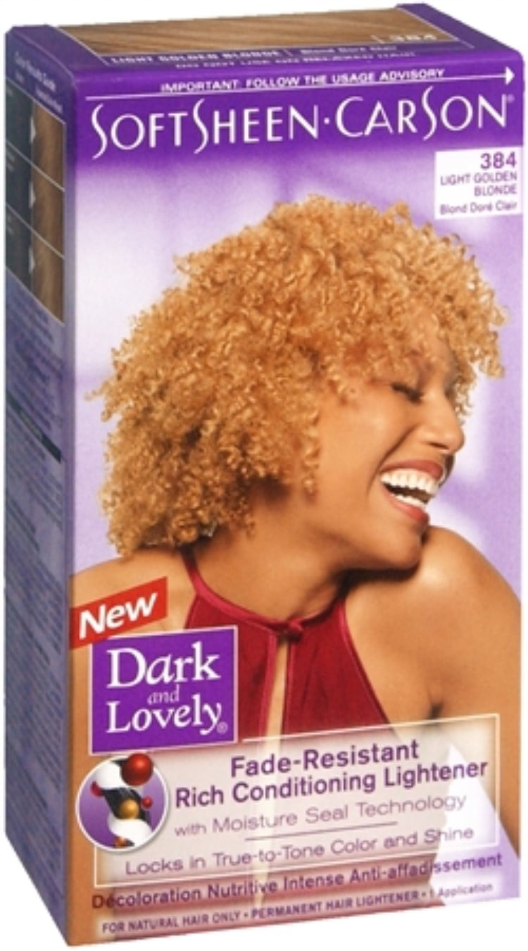 Dark and Lovely Fade Resistant Rich Conditioning Lightener, [384] Light  Golden Blonde 1 Each - (Pack of 6) 
