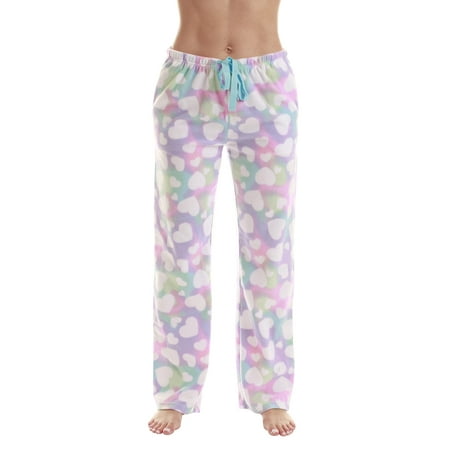 

Just Love Fleece Pajama Pants for Women Sleepwear PJs. (Multi Rainbow X-Small)