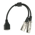 thumbnail image 1 of Cable Adaptador De Transmisión De Señal De Audio Macho De 25cm, Cable Adaptador De Conector Macho RJ45 Hembra A XLR Hembra, 1 of 7
