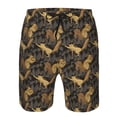 thumbnail image 3 of Rocae Squirrel Gathering Nuts for Men's Beach Shorts Casual Elastic Waist Drawstring Summer Beach Shorts,S-3XL-3X-Large, 3 of 6