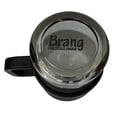 thumbnail image 3 of Juego de 4 tazas de vidrio BRANG 420 ml con cubierta y agarradera de plástico diseño moderno, 3 of 4