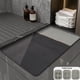 thumbnail image 5 of Alfombrilla de baño de diatomita, alfombrilla de secado antideslizante y absorbente, de secado rápido, para lavabo y ducha., 5 of 6