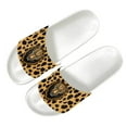 thumbnail image 2 of Psesaysky Leopard Print Slide Sandals for Men Big Boys Flexible Comfortable Sandals Suitable for Bathroom Beach Swimming Pool Anti-Slip Lightweight Sandals Shoes, 2 of 4