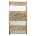 thumbnail image 3 of Offray Ribbon, Natural 1 1/2 inch Linen-Look Ribbon, 9 feet, 3 of 8