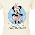 thumbnail image 3 of Disney - Mickey Merry Christmas - Juniors Fitted Graphic T-Shirt, 3 of 5