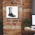 thumbnail image 5 of Epic Graffiti 'Vintage Cowboy II' by Grace Popp, Giclee Canvas Wall Art, 12"x12", 5 of 8