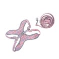 thumbnail image 3 of Dog Harness Leash Set Pet Reflective Training Vest Adjustable Chest Collar Strap TractionRose Red XXS, 3 of 14