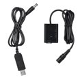 thumbnail image 2 of Adaptador de corriente USB para batería ficticia NP-Dummy de 5 V y 2 A, compatible con A6500, A6300 y A7R. A, 2 of 9